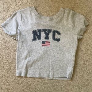 Hollister Gray NYC Baby Tee